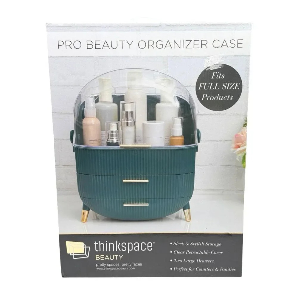 ThinkSpace Pro Beauty Organizer Case - Dark Teal - 10.6